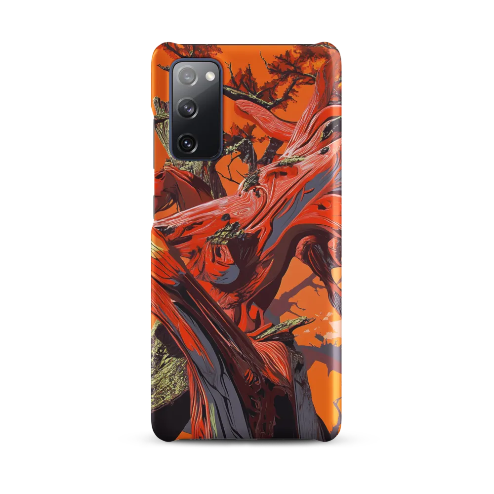 Life in Motion: An Abstract Tree | Phone Case |  S20 FE | Snap Case | Matte