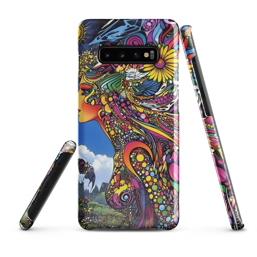 Harmony in Color: A Psychedelic Reverie | Phone Case |  S10 Plus | Snap Case | Glossy