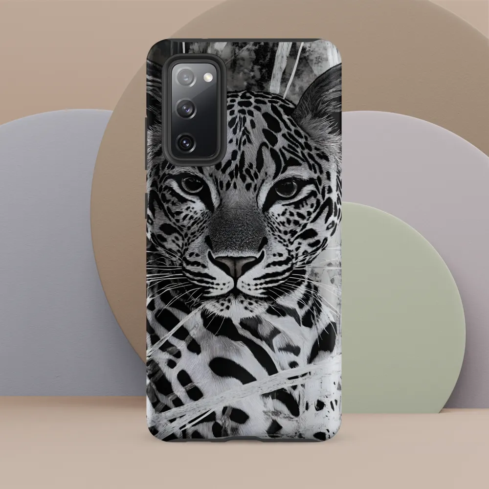 Majestic Gaze: The Leopard's Portrait | Phone Case |  S20 FE | Tough Case | Matte
