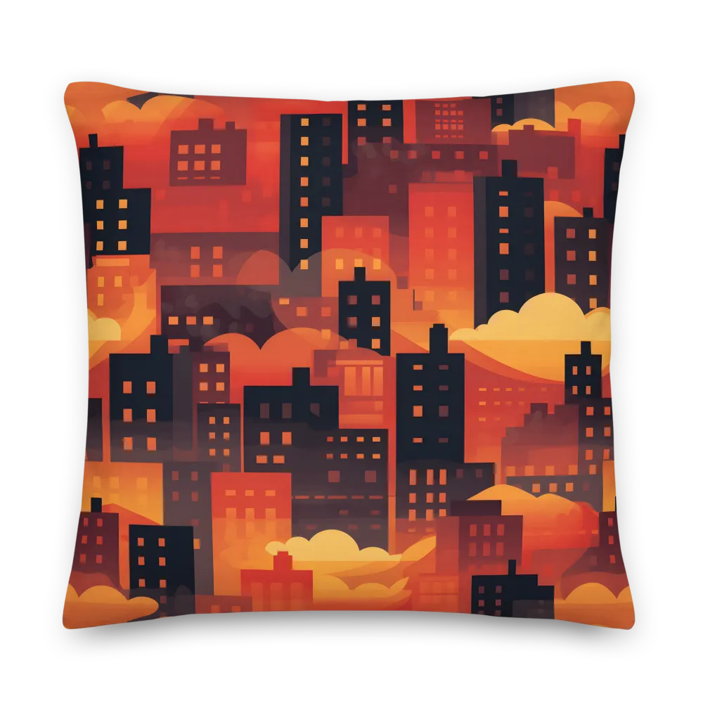 Radiance of the Urban Horizon | Pillow | 22″×22″