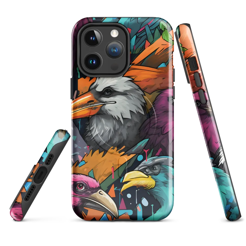 Avian Vortex: A Celebration of Color and Form