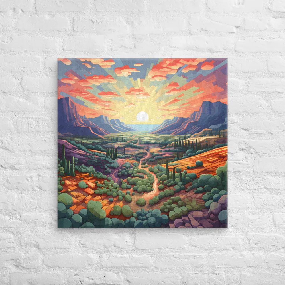 Serenity at Dusk | Canvas | 28″×28″