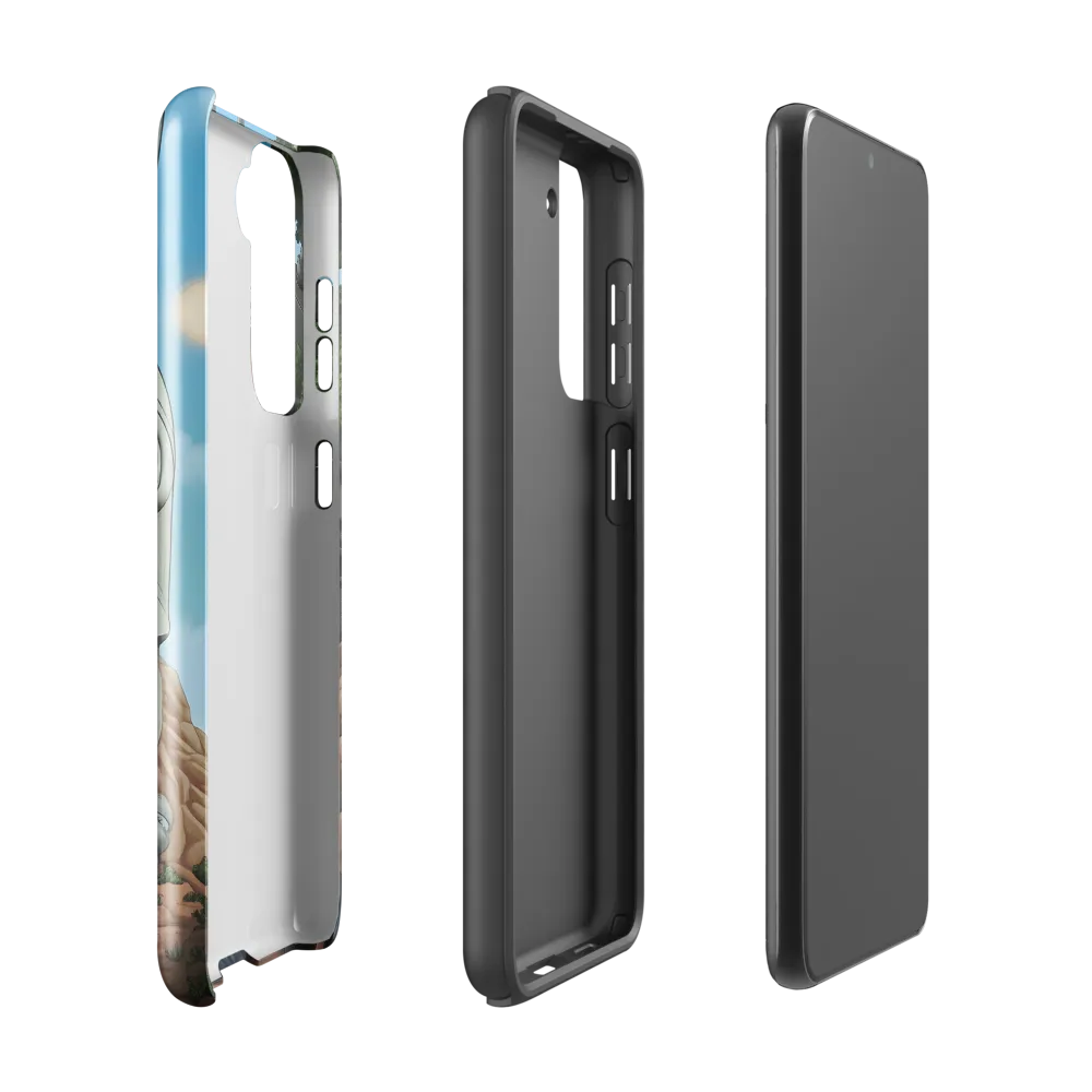 The Descent into Technological Abyss | Phone Case |  S21 | Tough Case | Glossy