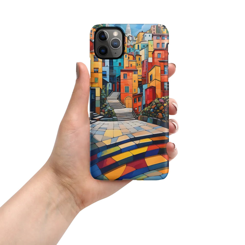 Vibrant Village: A Cubist Journey