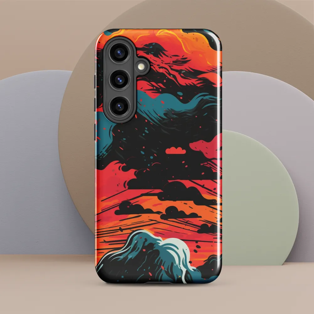 Ethereal Twilight: A Dramatic Landscape in Motion