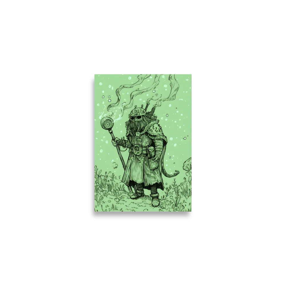 The Enigmatic Wizard | Poster | A2 (16.5″×23.3″)