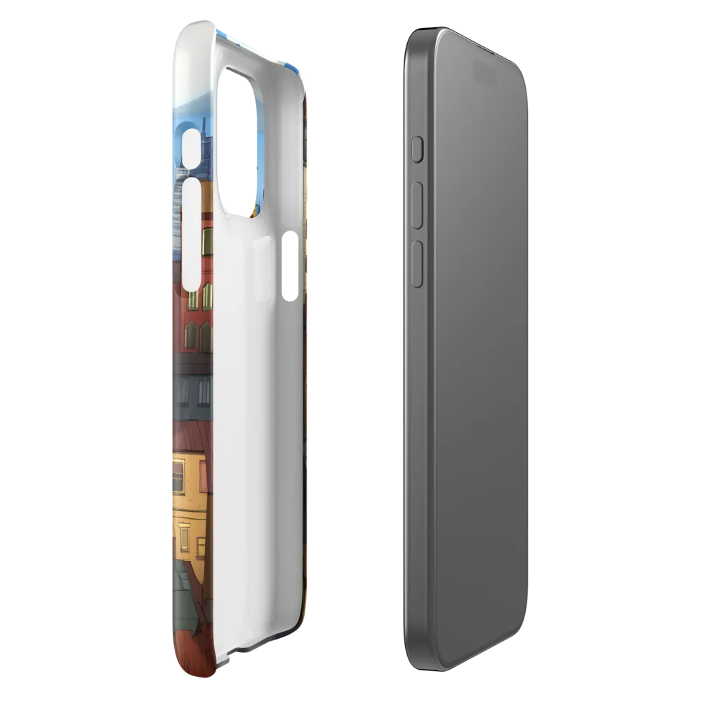 Urban Symphony: A Colorful Cityscape | Phone Case |  15 Pro Max | Snap Case | Glossy