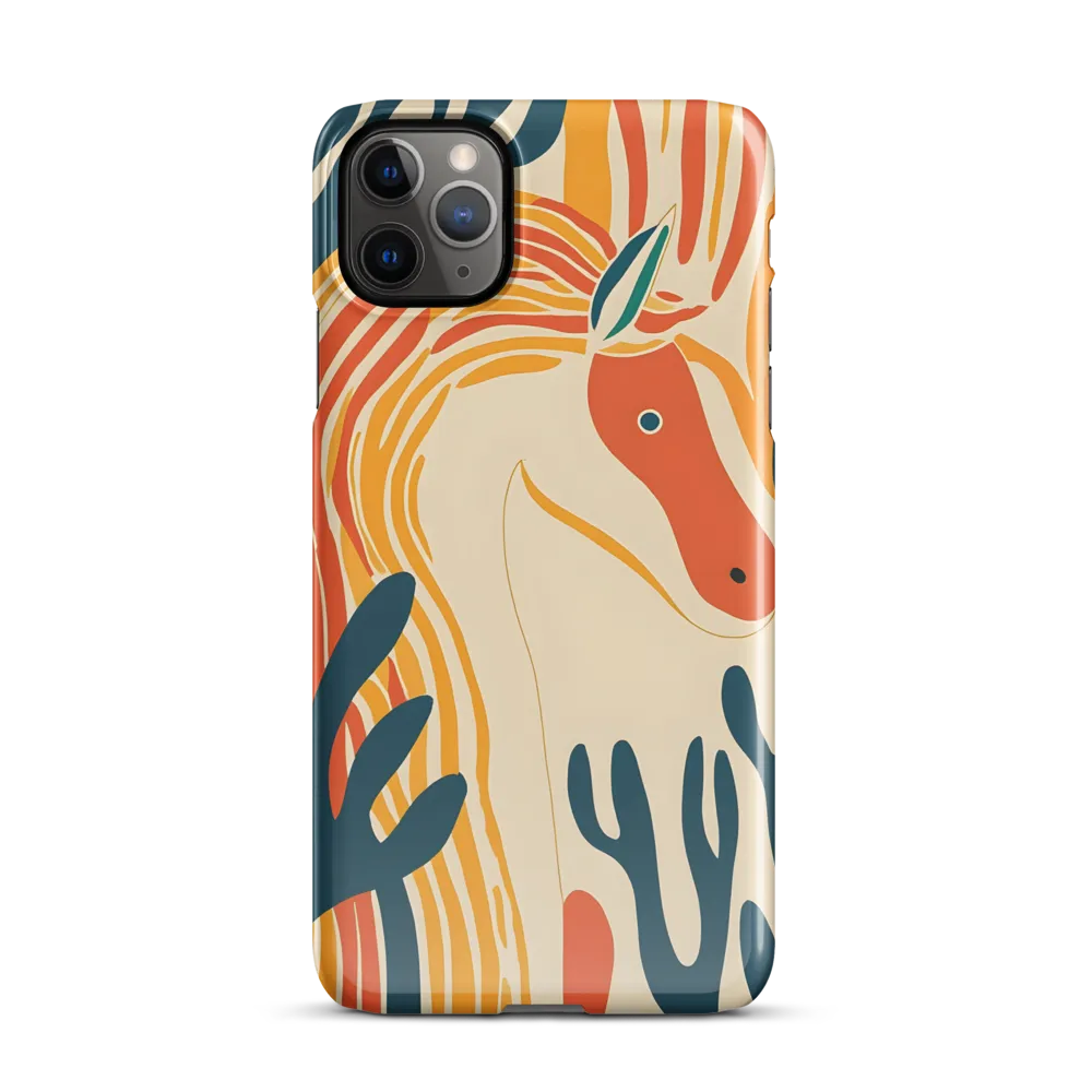 Whimsical Unicorn in a Lush Landscape | Phone Case |  11 Pro Max | Snap Case | Glossy