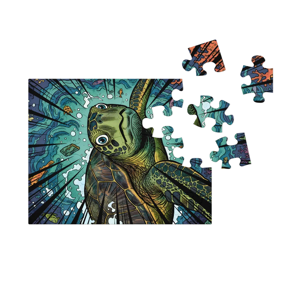 Ocean Voyager 
 Jigsaw Puzzle in Tin Box