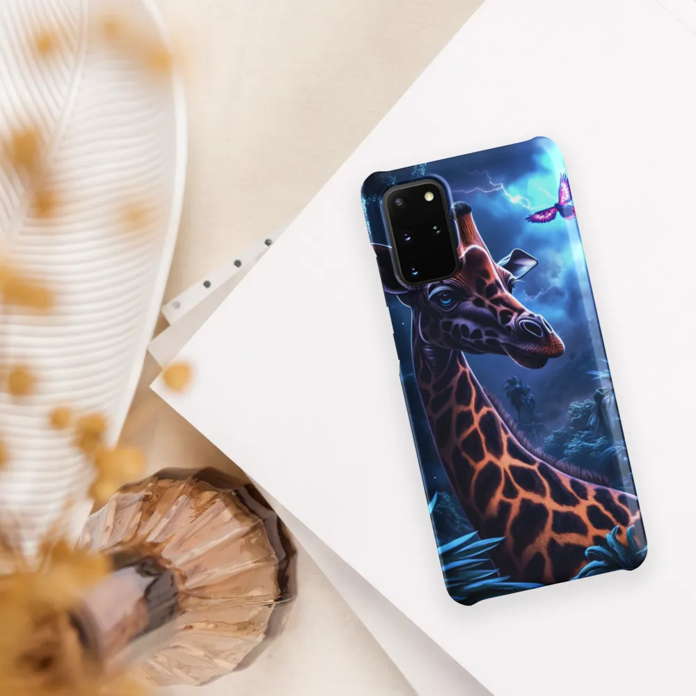 Mystical Giraffe in Twilight Jungle