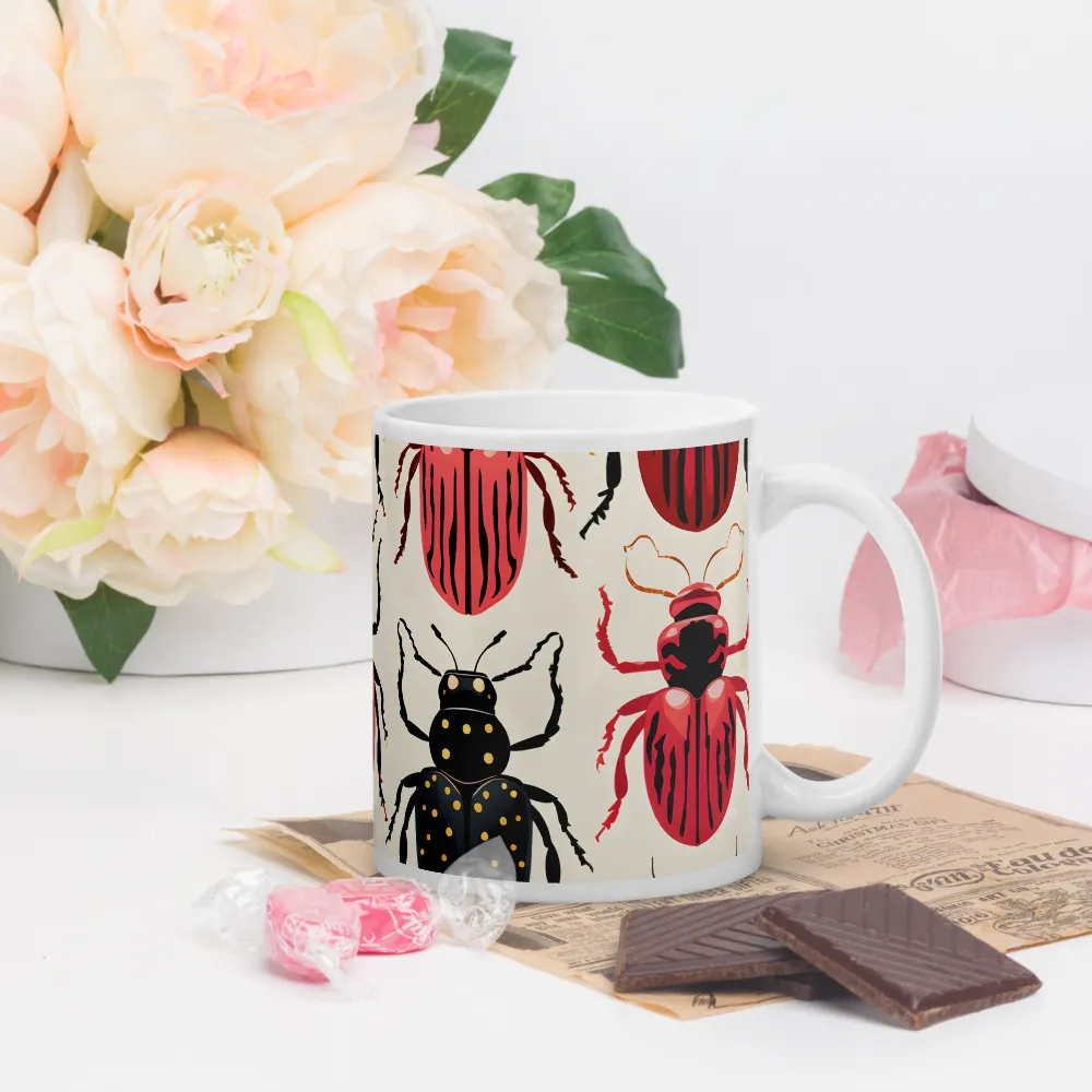 Beetle Mosaic: A Colorful Exploration of Insects | Mugs | Multiple Sizes & Colors