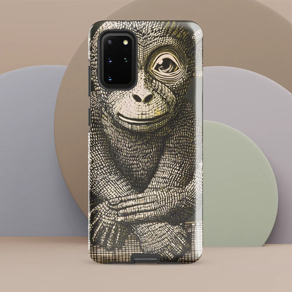 Intricate Primate Portrait