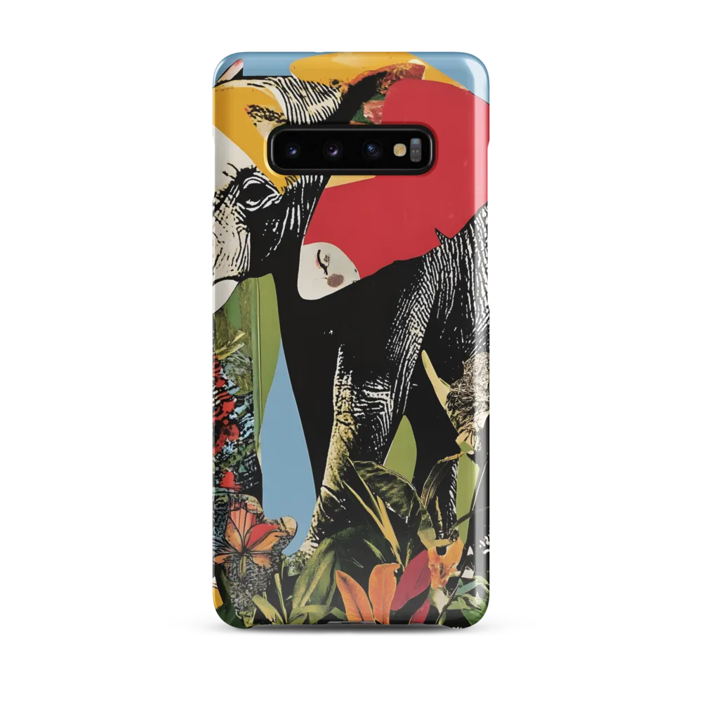 Harmony of Nature: The Elephant's Embrace | Phone Case |  S10 Plus | Snap Case | Glossy