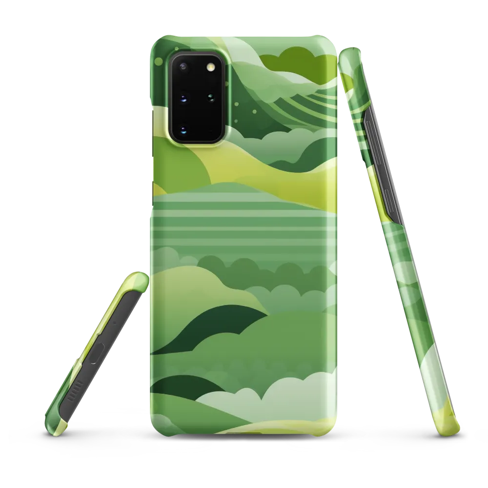 Tranquility in Green Waves