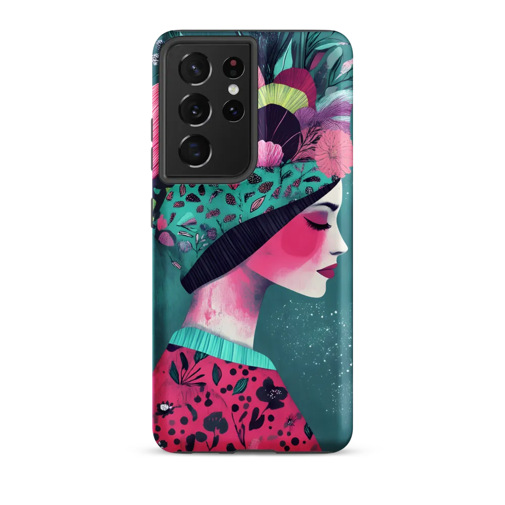 Whimsical Floral Portrait