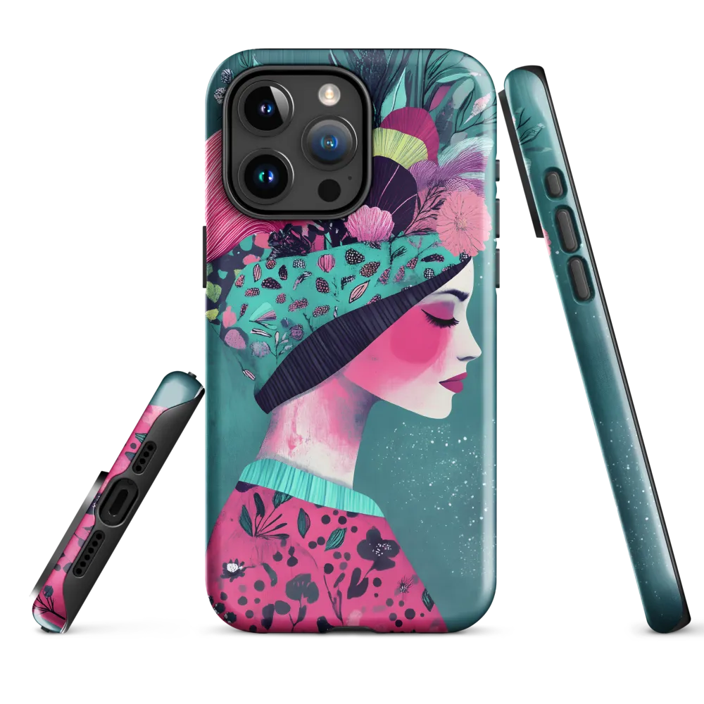 Whimsical Floral Portrait