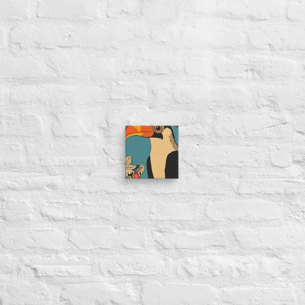 Tropical Majesty: The Toucan at Rest | Canvas | 6″×6″