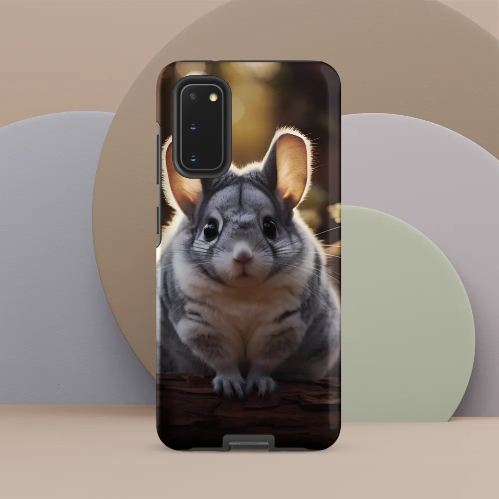 Curious Chinchilla in the Forest