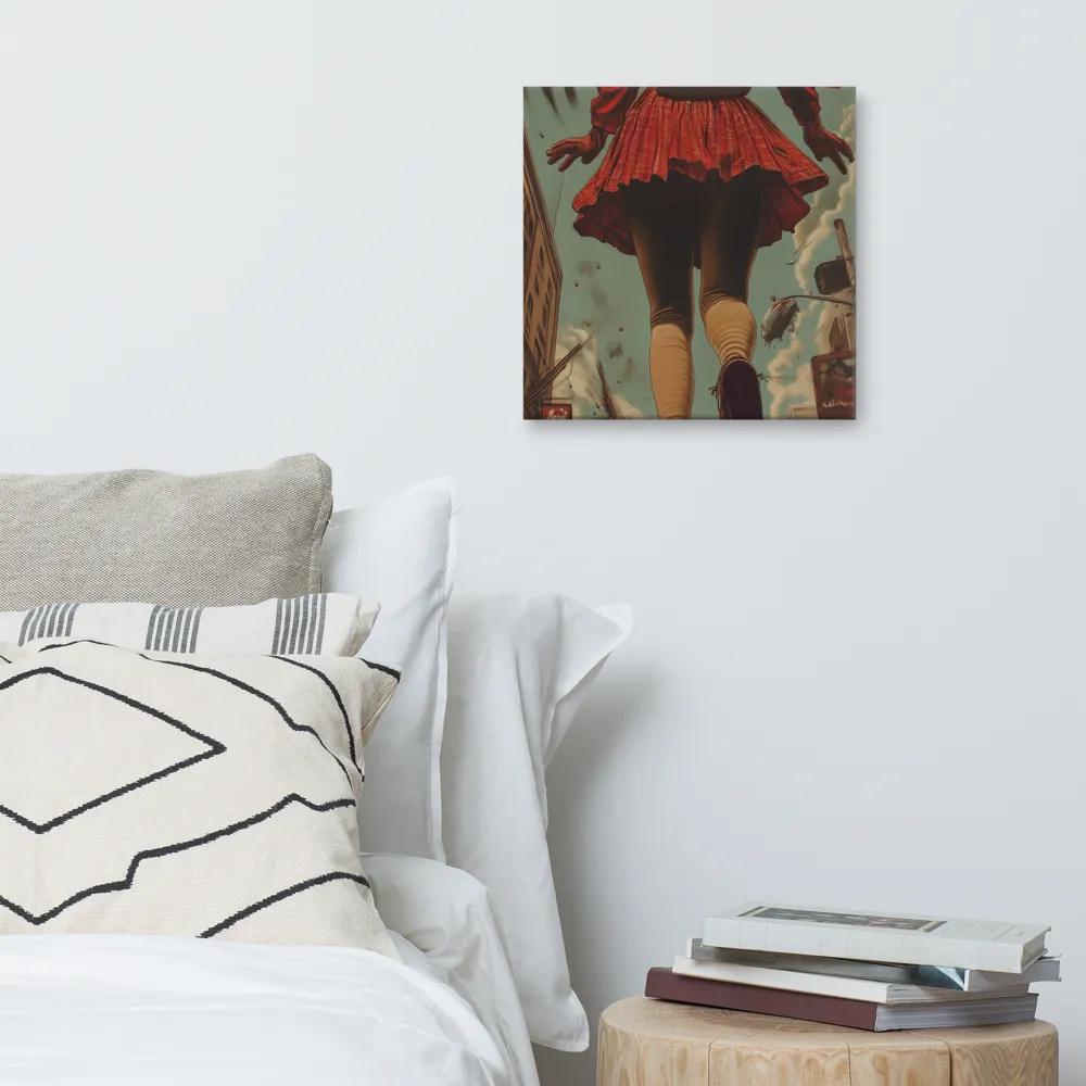 Flight of the Urban Dreamer | Canvas | 16″×16″