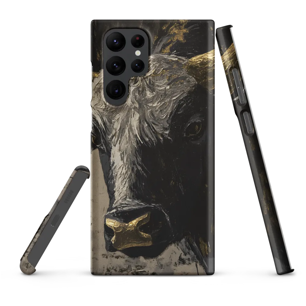 Majestic Bull: The Power in Black and Gold
