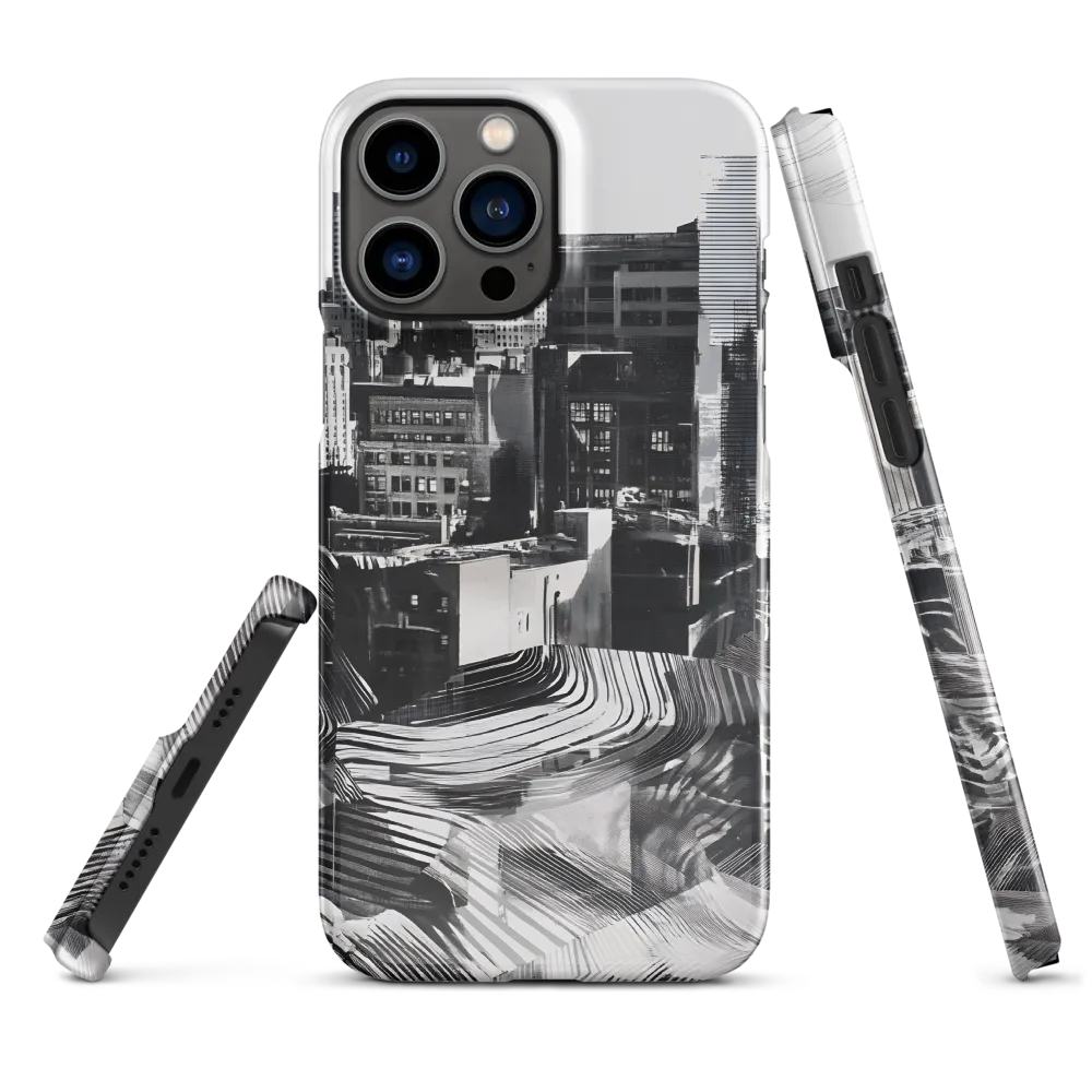 Urban Rhythm in Black and White | Phone Case |  13 Pro Max | Snap Case | Glossy