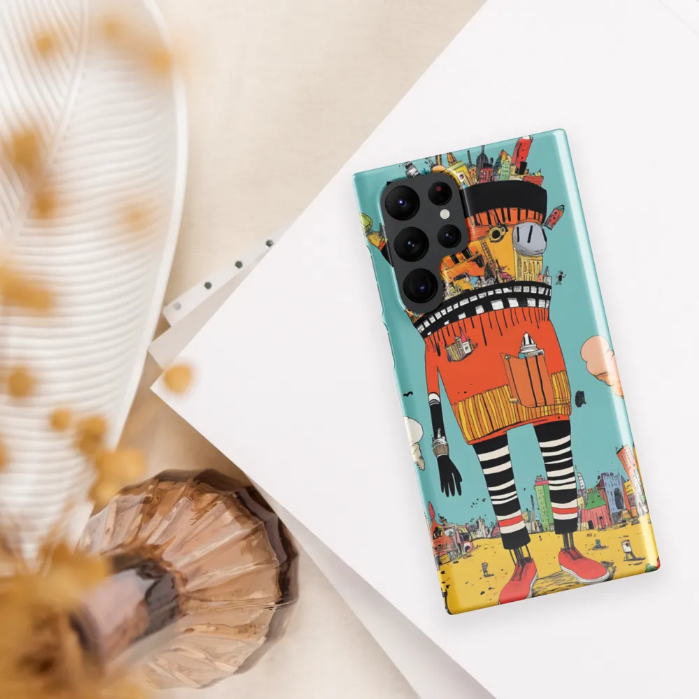 Urban Fantasia: A Whimsical Encounter | Phone Case |  S22 Ultra | Snap Case | Glossy