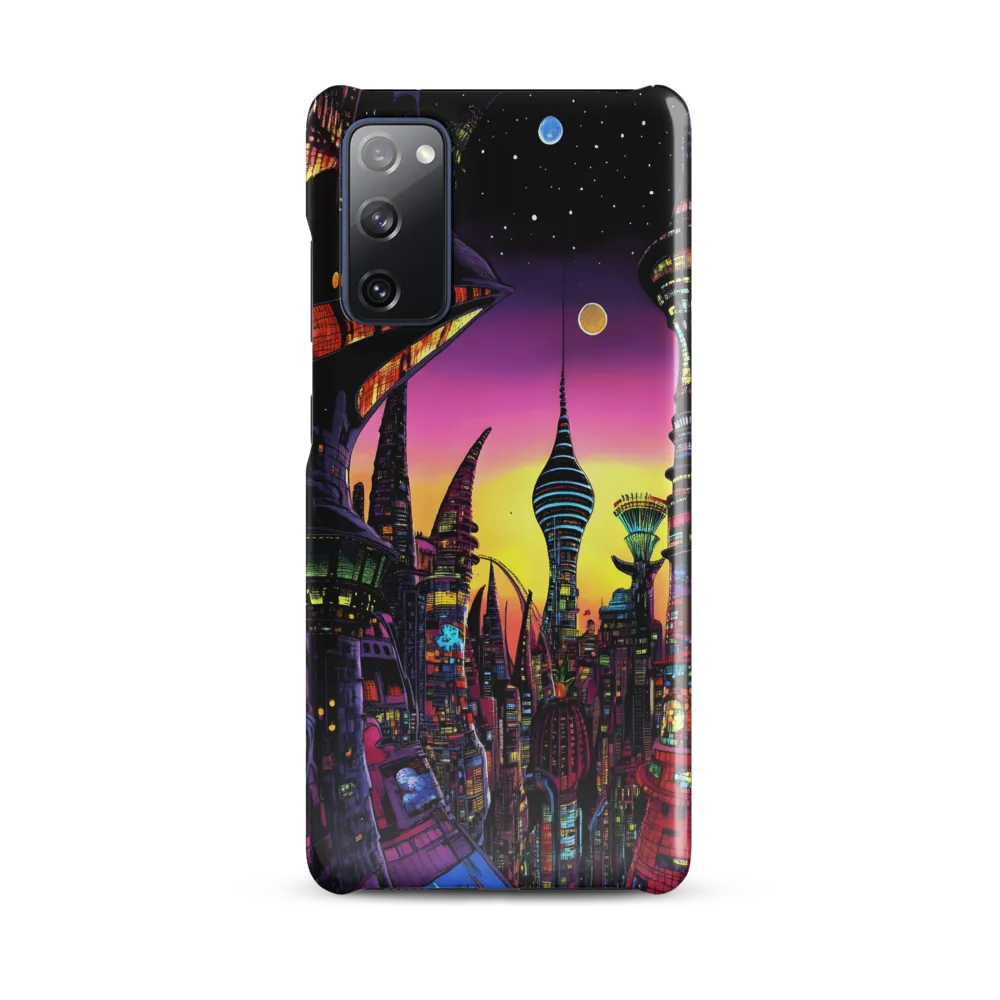 Futuristic Cityscape at Dusk