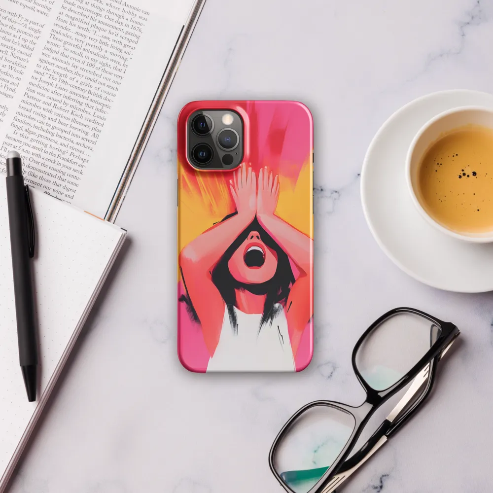 Silent Scream | Phone Case |  12 Pro Max | Snap Case | Glossy