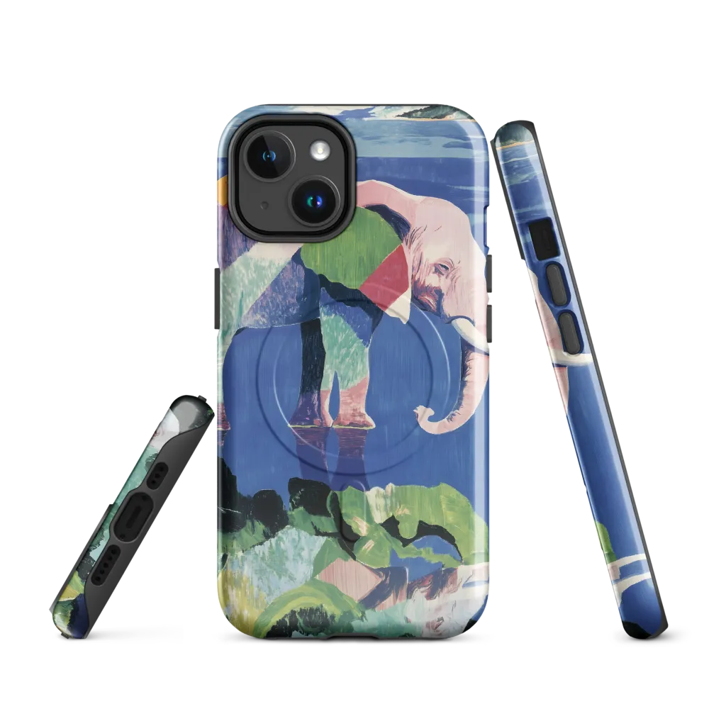 Serenity in Color: The Elephants of Reflection