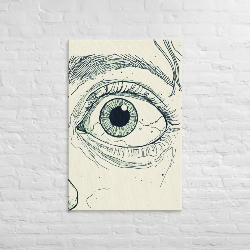 Observant Gaze | Canvas | 32″×48″