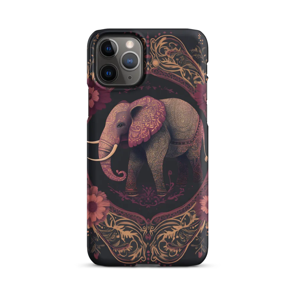 Regal Reverie: The Ornate Elephant | Phone Case |  11 Pro | Snap Case | Matte