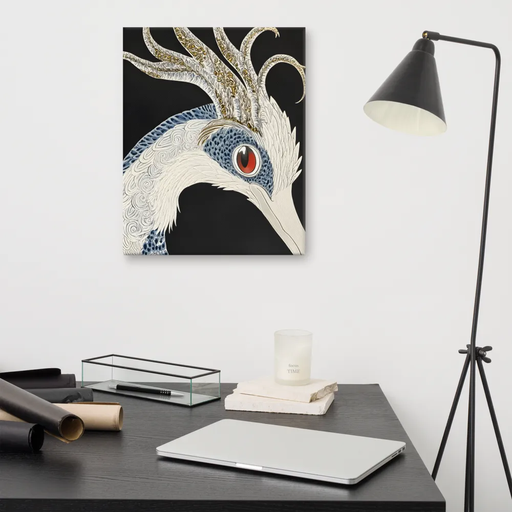 Elegance of the Majestic Peacock | Canvas | 16″×20″