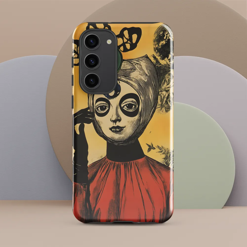 Enigmatic Portrait of Surrealism | Phone Case |  S23 Plus | Tough Case | Glossy