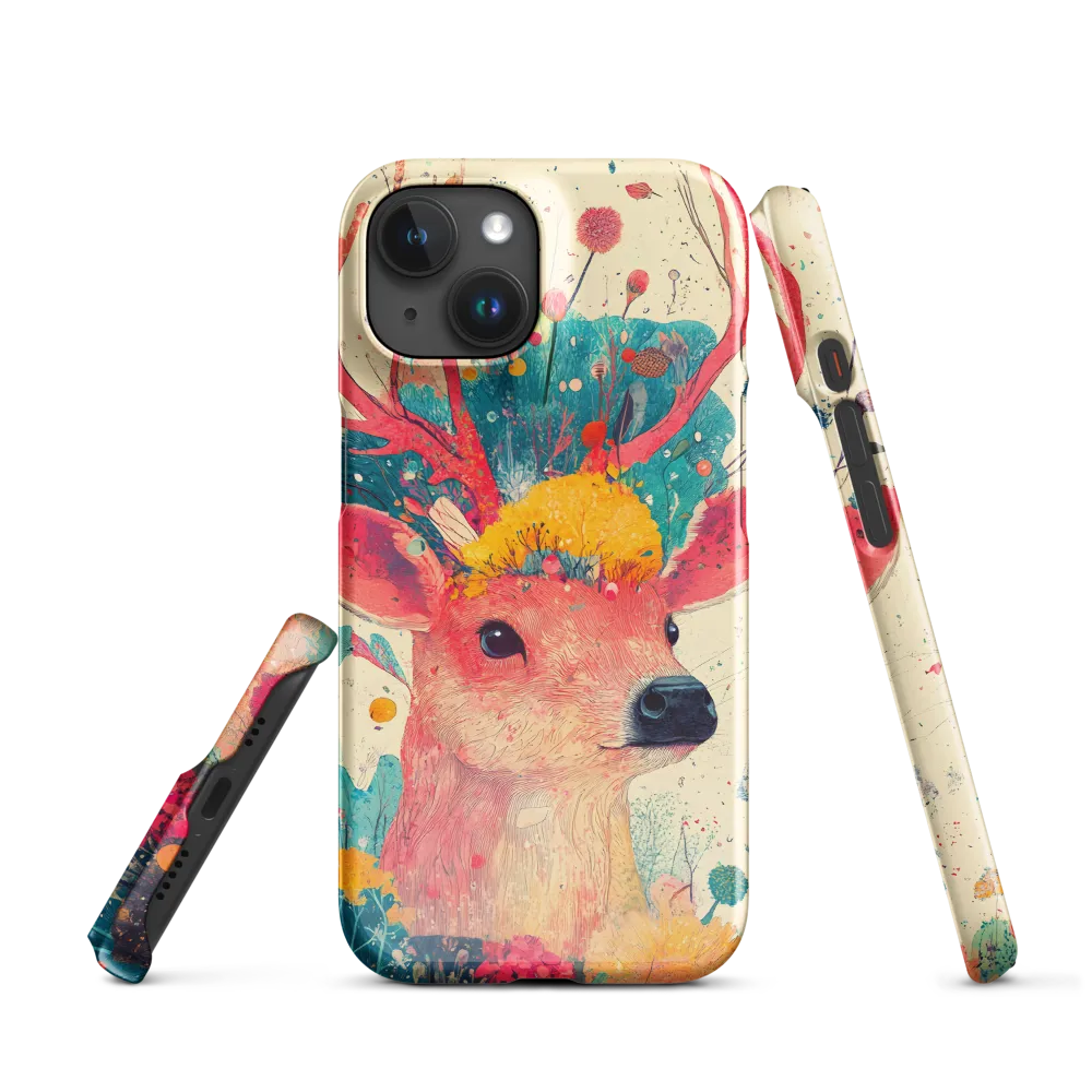 Whimsical Harmony: A Deer in Bloom