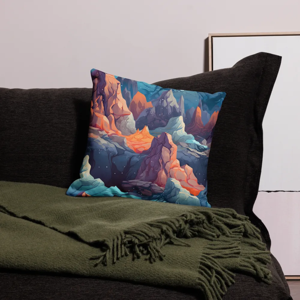 Mystical Peaks of Imagination | Pillow | 18″×18″