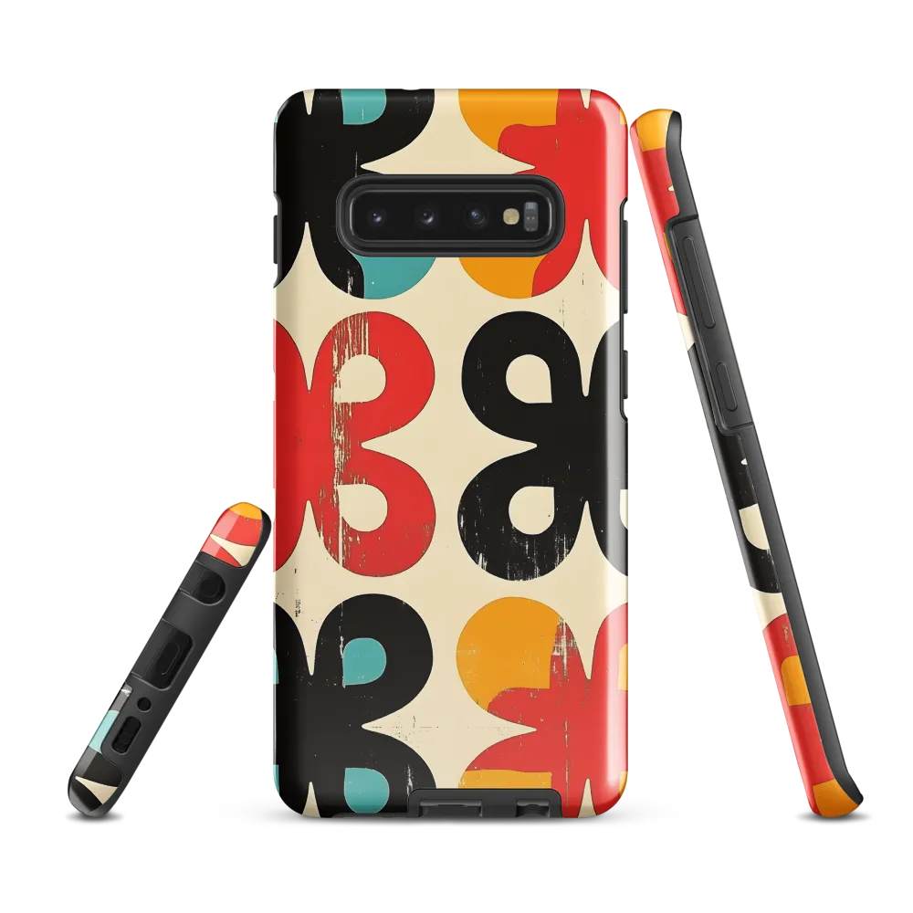 Geometric Playfulness | Phone Case |  S10 Plus | Tough Case | Glossy