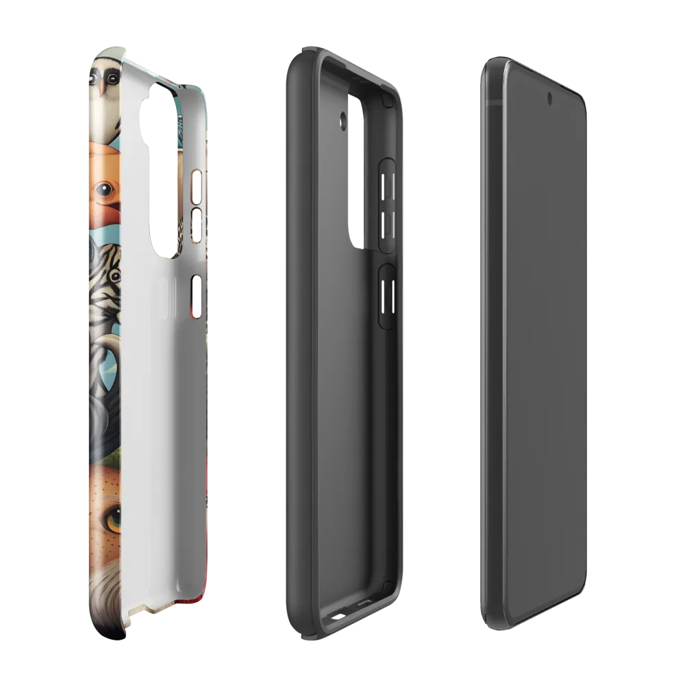 Harmonious Echoes of Wildlife | Phone Case |  S21 FE | Tough Case | Glossy