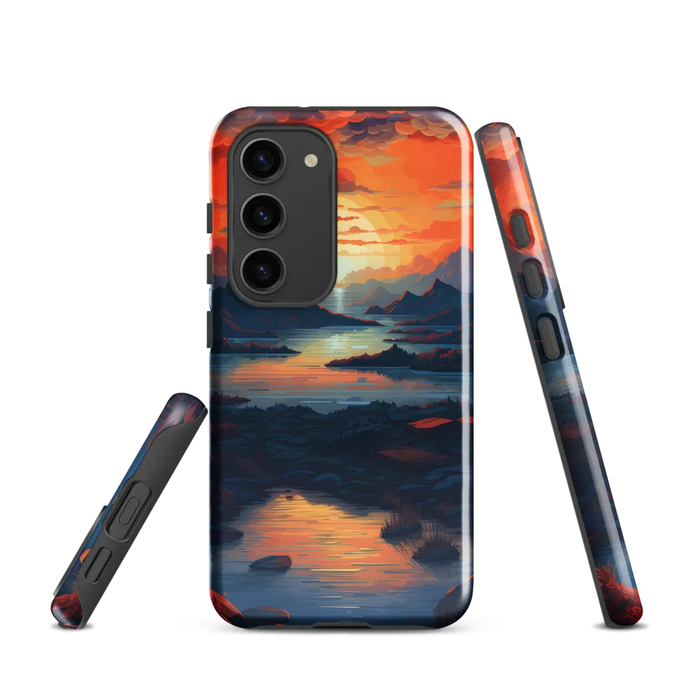 Ethereal Evening: A Digital Dusk