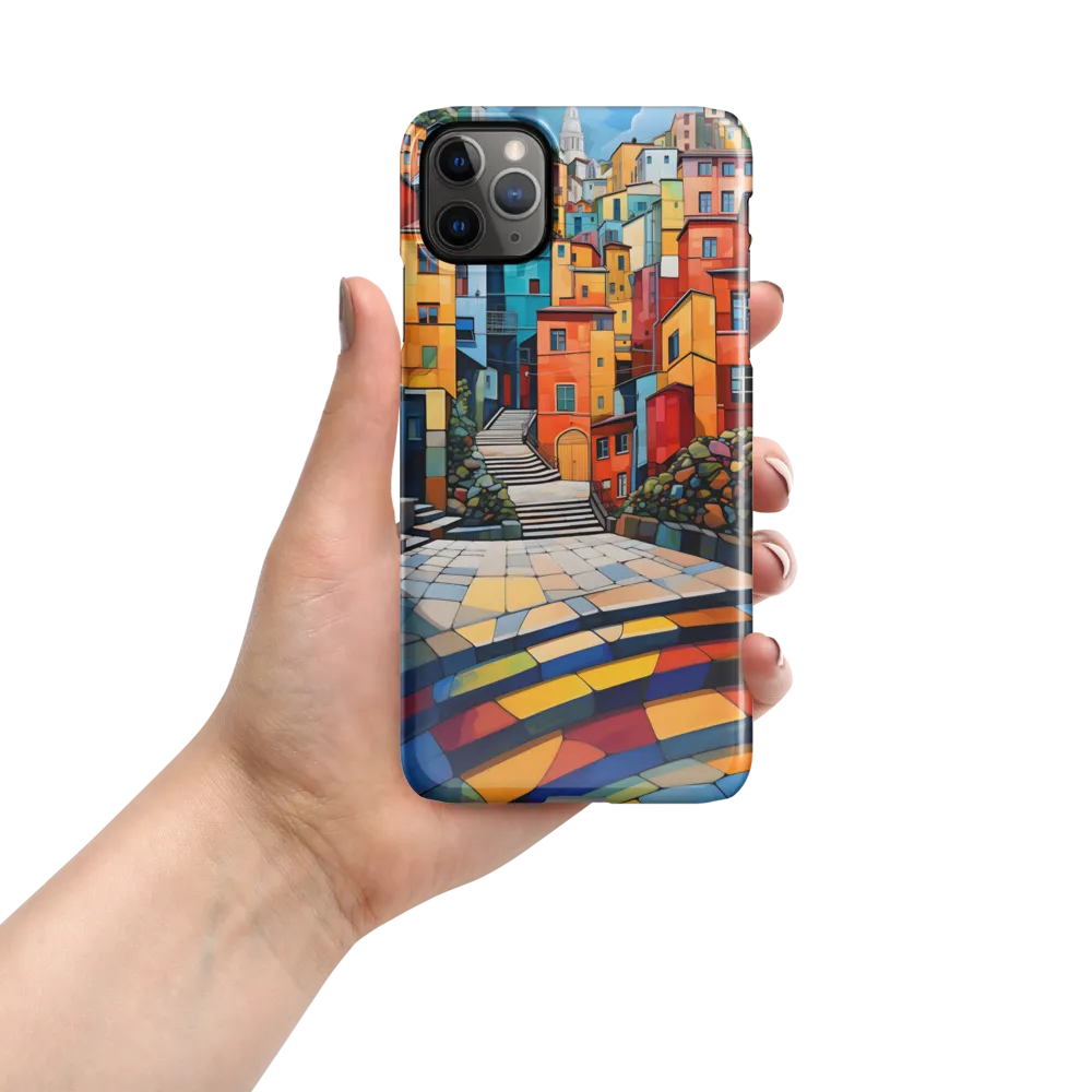 Vibrant Village: A Cubist Journey