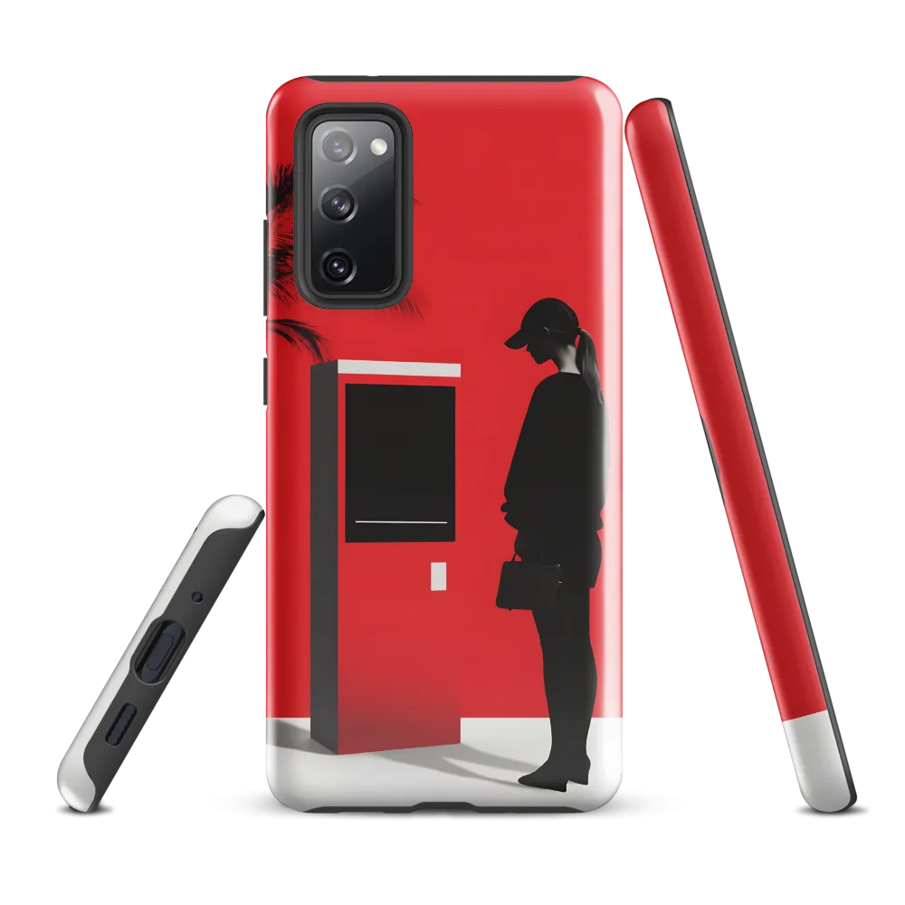 Contemplation in Red | Phone Case |  S20 FE | Tough Case | Glossy