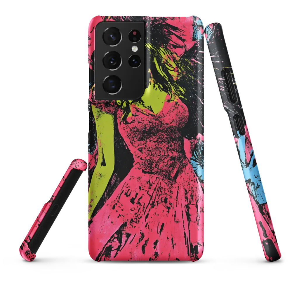 Mystical Angel in Neon Dreams
