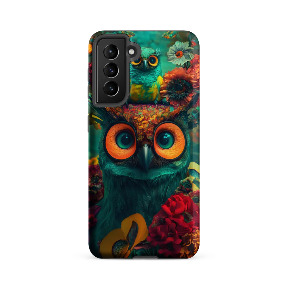 Majestic Harmony: The Floral Owl