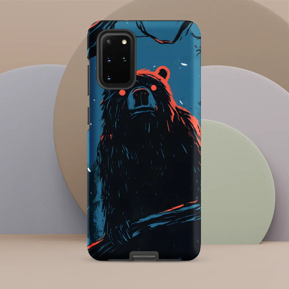 Eerie Majesty: A Bear in the Night