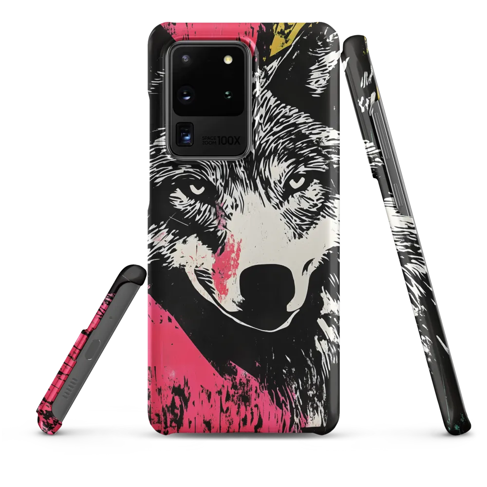 Intense Gaze of the Wolf