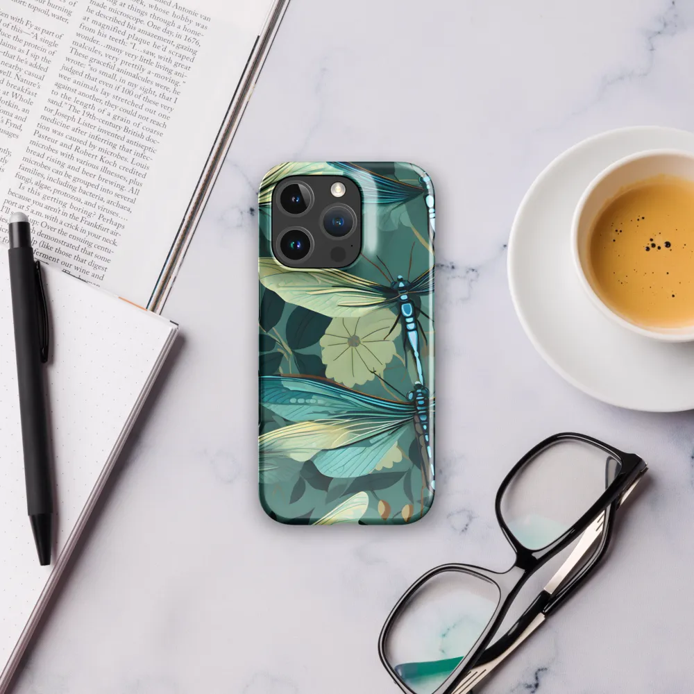 Whispers of Nature: Dragonflies in Harmony | Phone Case |  16 Pro | Snap Case | Glossy