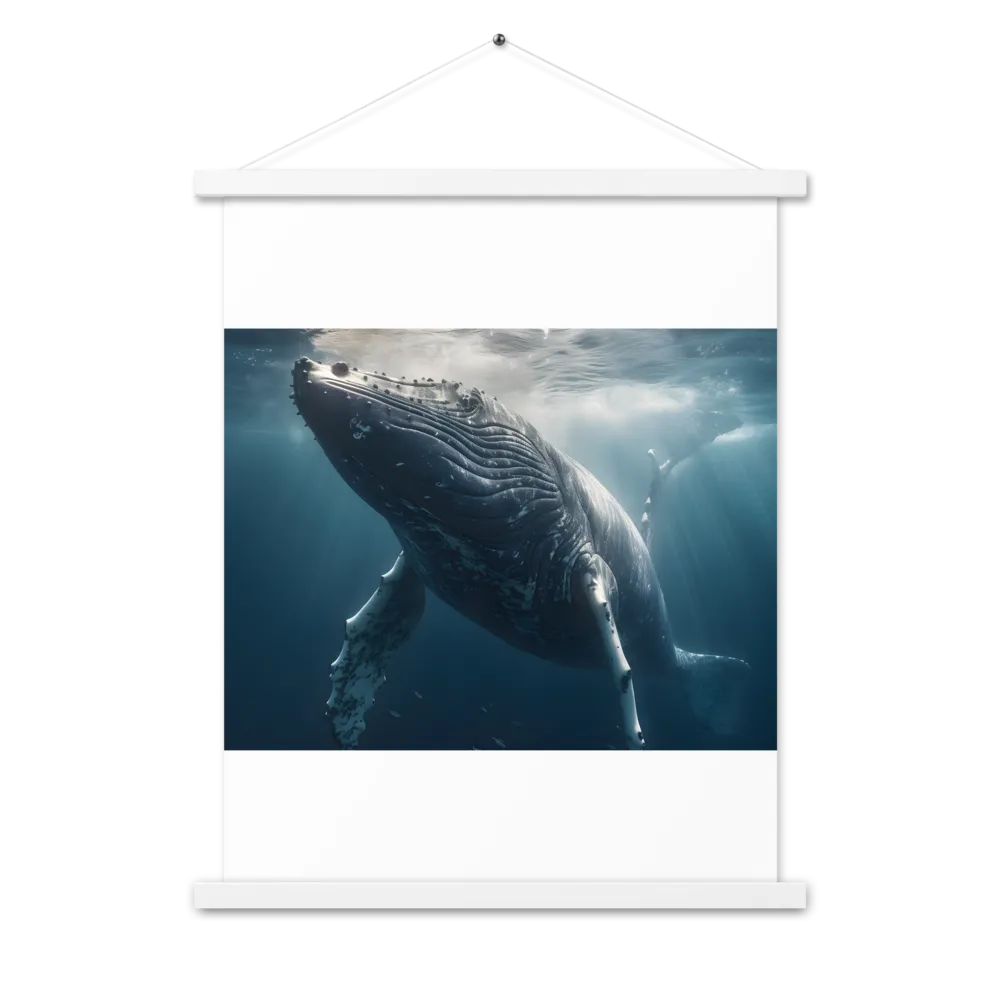 Graced by the Depths | Poster With White Wood Hanger | 18″×24″