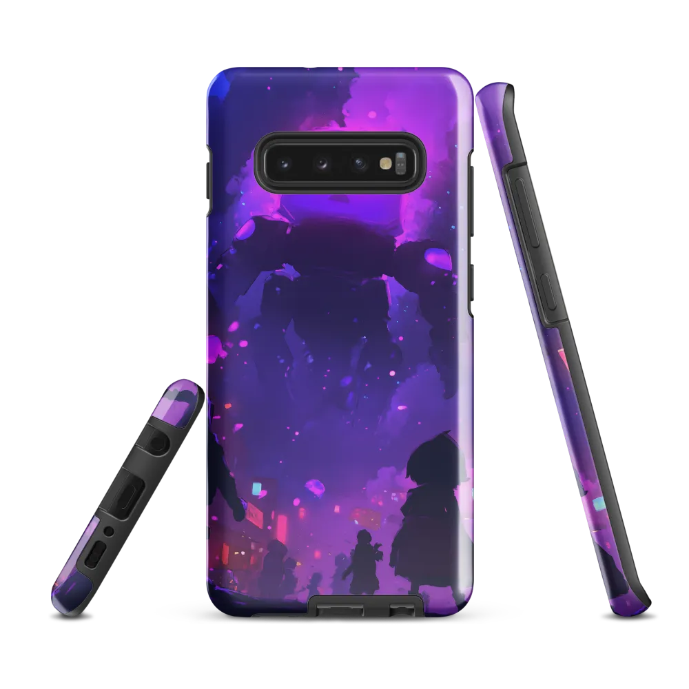 Awakening of the Neon Guardian | Phone Case |  S10 Plus | Tough Case | Glossy