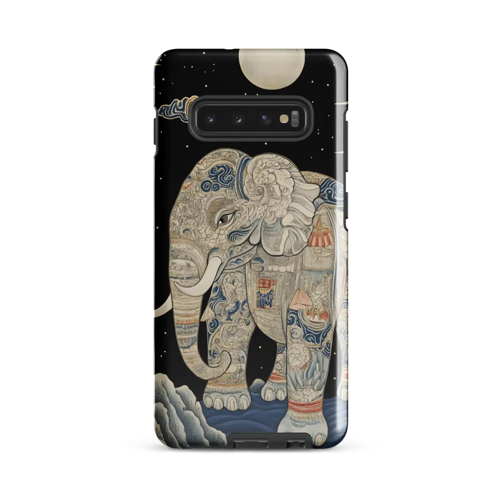 The Majestic Tale of the Painted Elephant | Phone Case |  S10 Plus | Tough Case | Glossy