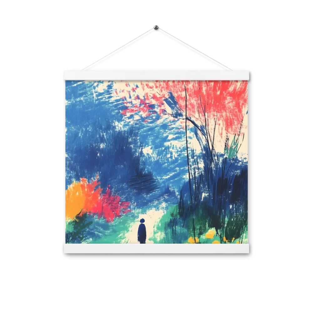 Whispers of Tranquility | Poster With White Wood Hanger | 16″×16″