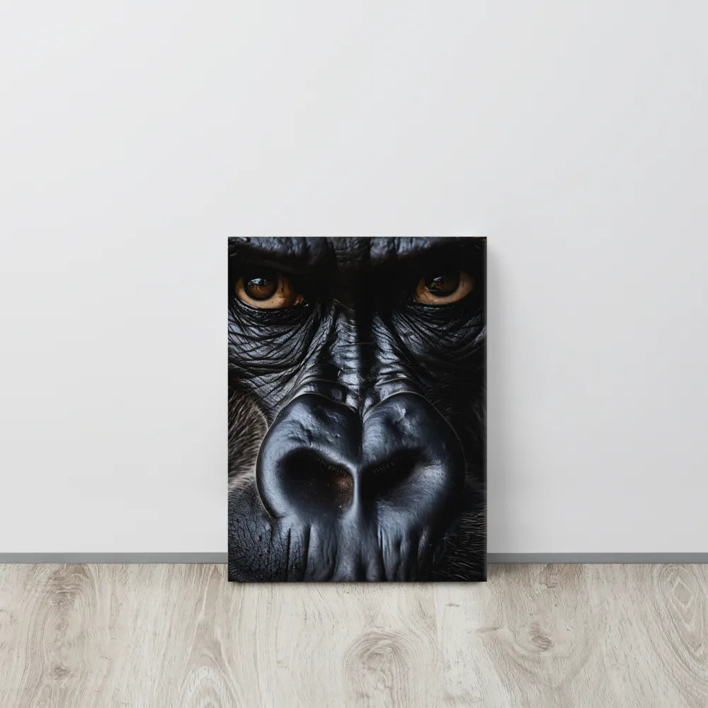 Gaze of the Wild: A Gorilla's Portrait